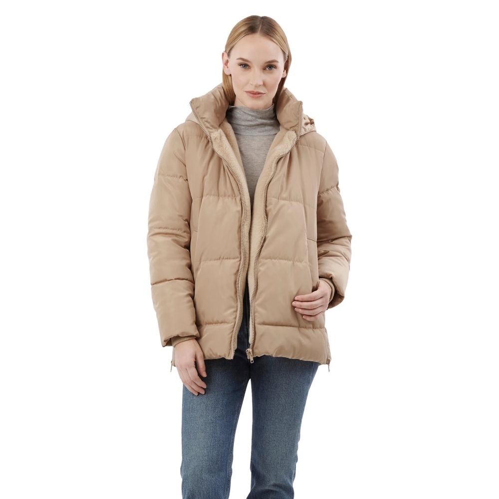 APPARIS Faux Fur Lined Puffer Coat